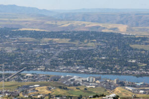 Medical Director, Rehab Unit Physiatry with pircure of aerial view of Lewiston, ID