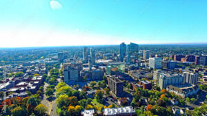 inpatient physiatry job in White Plains with aerial photo of White Plains