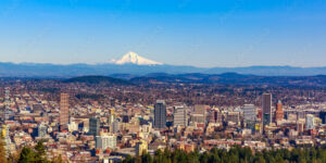 Outpatient physiatry job with view of mountain in Portland, OR