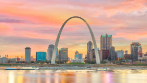 the famous St. Louis arch where there is a physiatry job