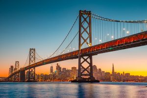 Interventional physiatry job in San Francisco with picture of the bridge