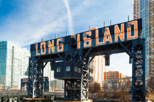 General outpatient physiaty job on Long Island with picture of Long Island sign
