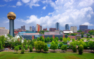 skyline of downtown knoxville where a Medical Director, Rehab physiatry job exists